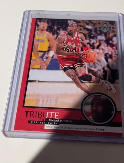 1998-99 Upper Deck Tribute to Michael Jordan #7 Michael Jordan — front
