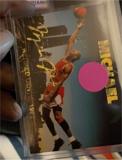 1993 Michael Jordan Limited Edition Retired Card — front