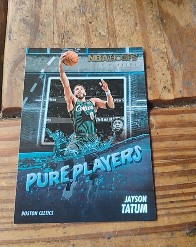 2023-24 Panini NBA Hoops #5 Jayson Tatum Pure Players — front