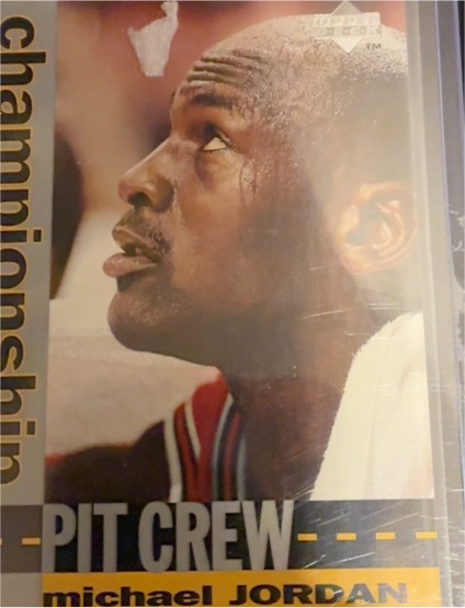 1994 Upper Deck #133 Michael Jordan Championship Pit Crew — front