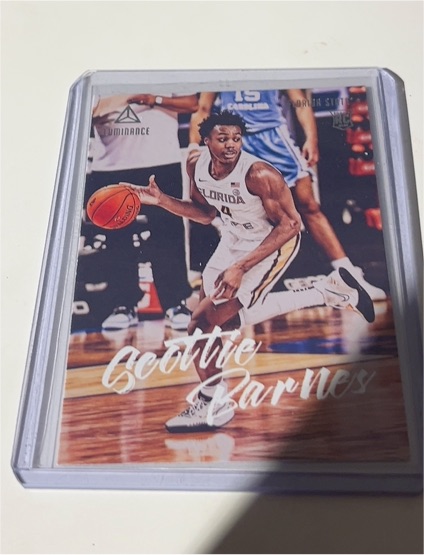 2021-22 Panini Chronicles Draft Picks Luminance #82 Scottie Barnes — front
