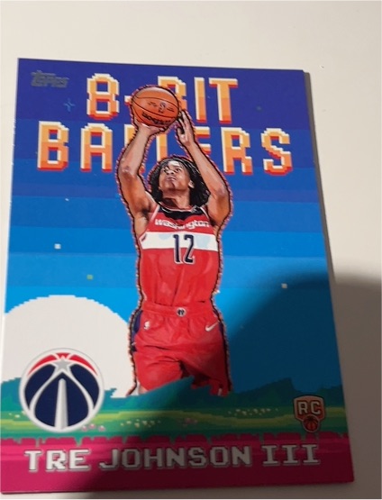 2025-26 Topps Basketball #8B-36 Tre Johnson III — front