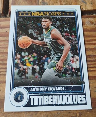 2023-24 Panini NBA Hoops #286 Anthony Edwards — front