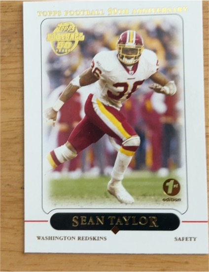 2005 Topps Football 50th Anniversary #26 Sean Taylor — front