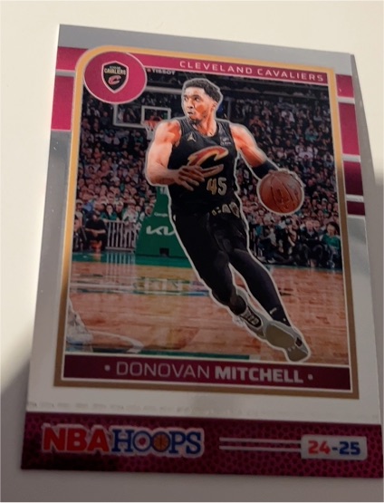 2024-25 Panini NBA Hoops #24-25 Donovan Mitchell — front
