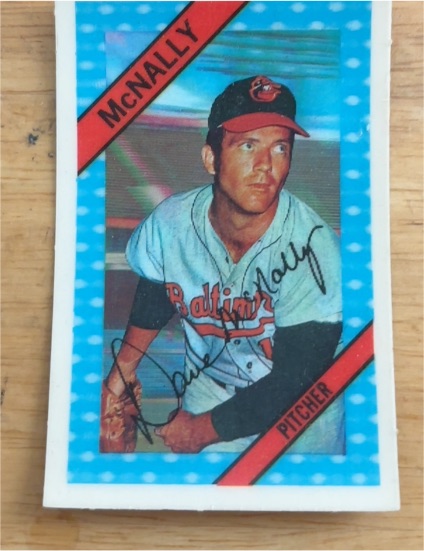 1972 Kellogg's 3-D Super Stars #29 Dave McNally — front