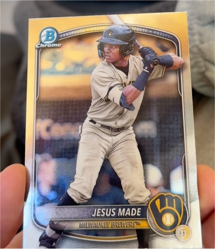 2025 Bowman Chrome #BCP-245 Jesus Made — front