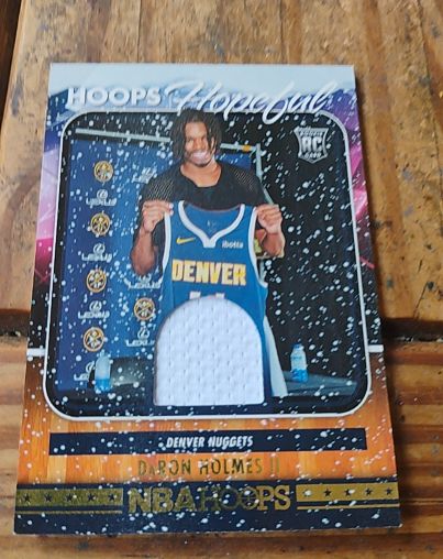 2024-25 Panini Hoops Hoops Hopeful Winter #HHM-DHN DaRon Holmes II Rookie — front