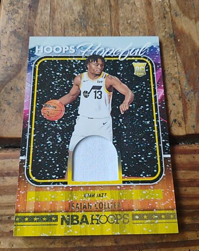2024-25 Panini NBA Hoops Hoops Hopeful Memorabilia #HHM-ICJ Isaiah Collier — front