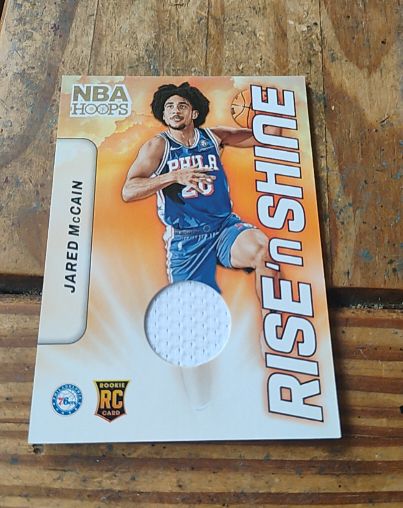 2024-25 Panini NBA Hoops Rise 'n Shine #RSM-JMP Jared McCain — front