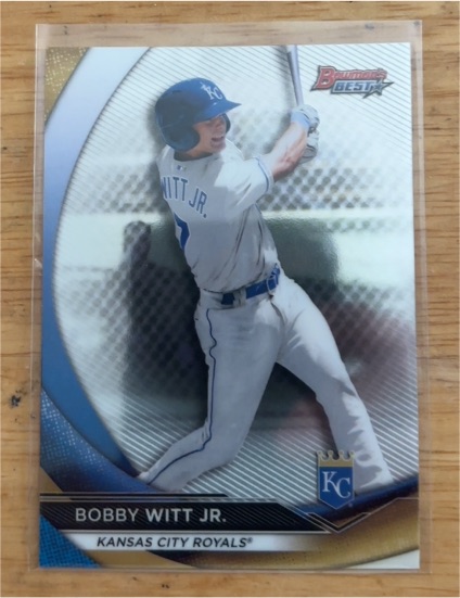 2020 Bowman's Best #TP-20 Bobby Witt Jr. — front