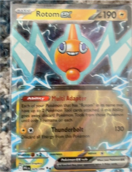 Rotom EX 029/094 Me02: Phantasmal Flames Holo — front