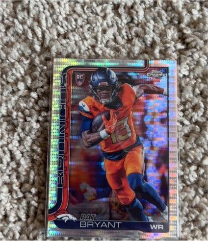 2025 Topps Chrome Football #313 Pat Bryant — front