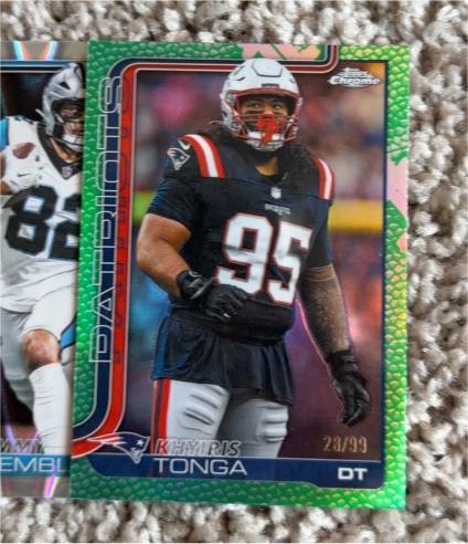 2025 Topps Chrome #214 Khyiris Tonga — front