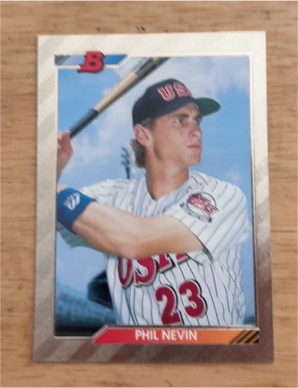 1992 Bowman #670 Phil Nevin — front