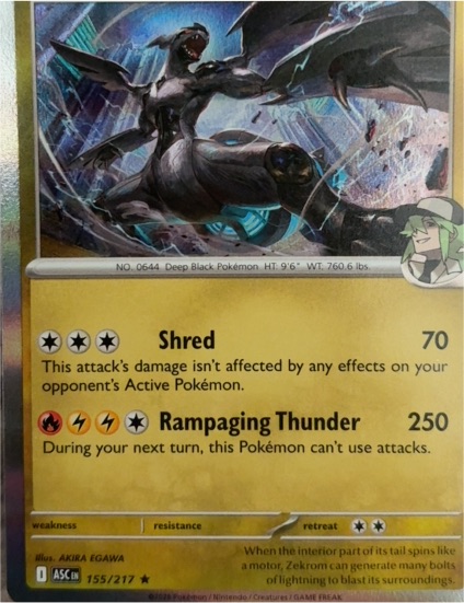 2023 Pokemon Ascended Heroes #155 N's Zekrom — front