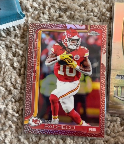 2025 Topps Chrome #149 Isiah Pacheco — front