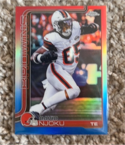 2025 Topps Chrome #69 David Njoku — front