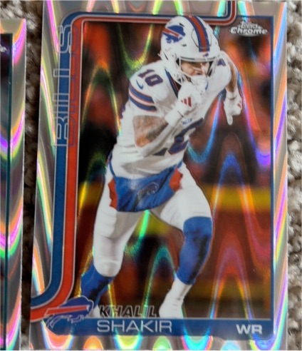 2025 Topps Chrome #32 Khalil Shakir — front
