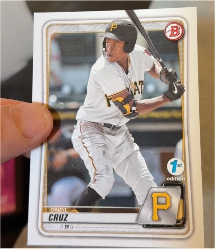 2020 Bowman Prospects #BP-111 Oneil Cruz — front
