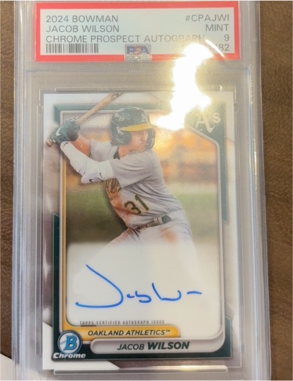 2024 Bowman Chrome Prospect Autographs #CPAJWI Jacob Wilson — front