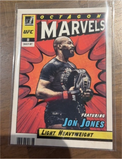 2022 Panini Donruss UFC Octagon Marvels #2 Jon Jones — front