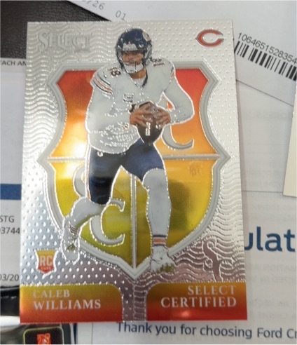 2024 Panini Select #1 Caleb Williams — front