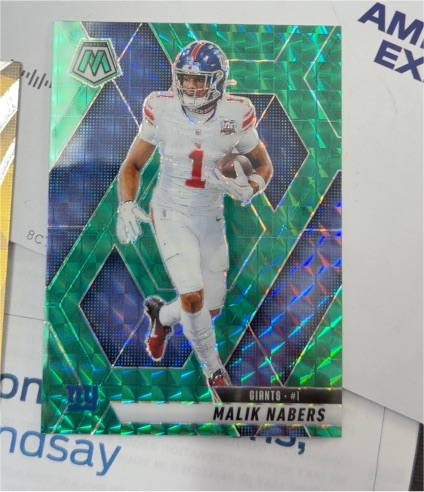 2025 Panini Mosaic #100 Malik Nabers — front