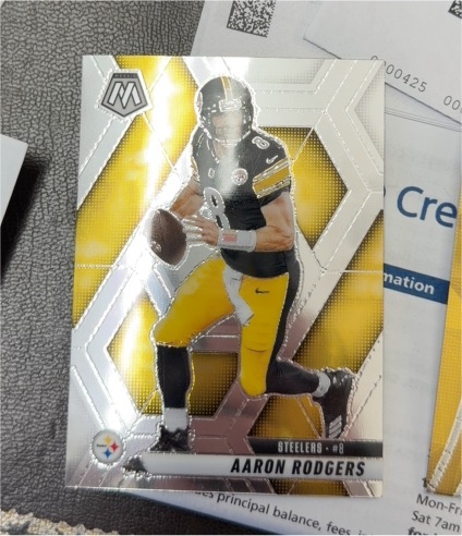 2025 Panini Mosaic #243 Aaron Rodgers — front
