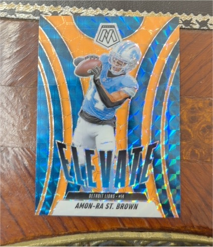 2025 Panini Mosaic Elevate #15 Amon-Ra St. Brown — front