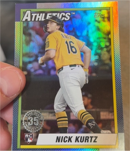 2025 Topps Update #U90-17 Nick Kurtz — front