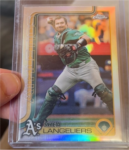 2025 Topps Chrome #58 Shea Langeliers — front