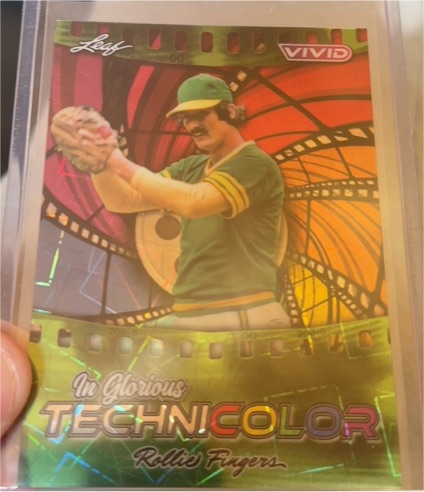 2025 Leaf Vivid #1/1 Rollie Fingers In Glorious Technicolor — front