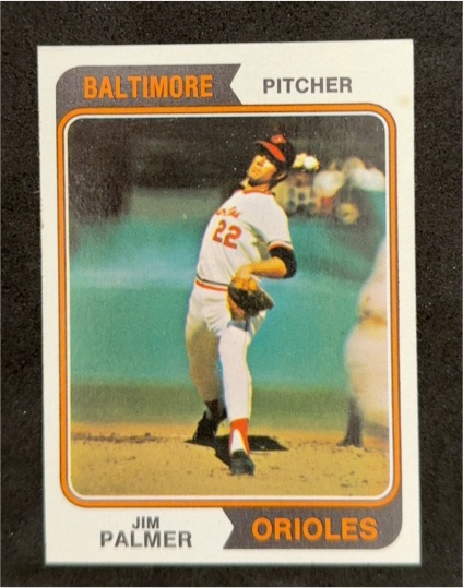 1974 Topps #40 Jim Palmer — front
