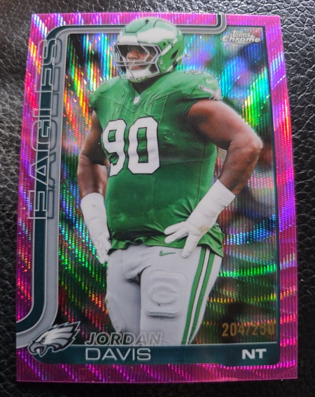 2025 Topps Chrome #249 Jordan Davis — front