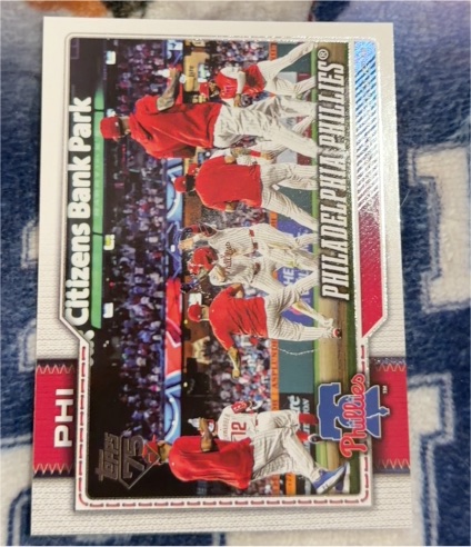 2026 Topps Series 1 #295 Philadelphia Phillies Team Card — front