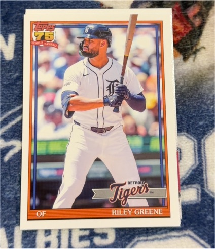 2026 Topps Series 1 #T91-2 Riley Greene — front