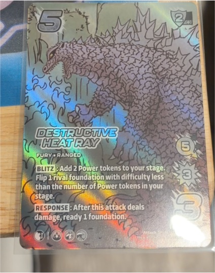 2024 UniVersus Godzilla Reign of Kaiju #214 Destructive Heat Ray — front