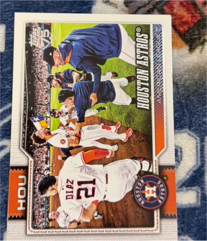 2026 Topps Series 1 #89 Houston Astros Team Card — front