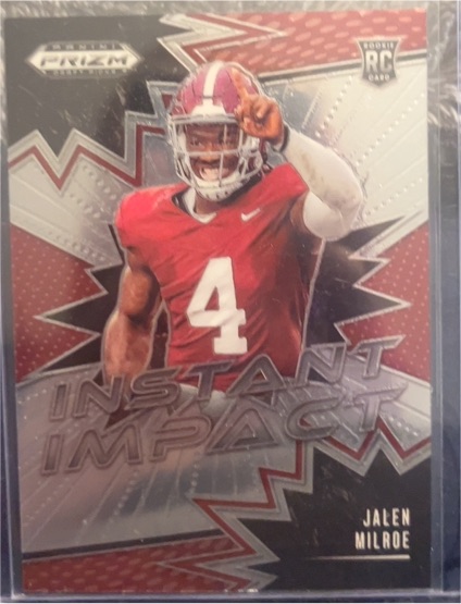 2025 Panini Prizm Draft Picks Instant Impact #II-JME Jalen Milroe — front