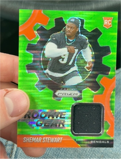 2025 Panini Prizm Rookie Gear #RGR-SST Shemar Stewart — front