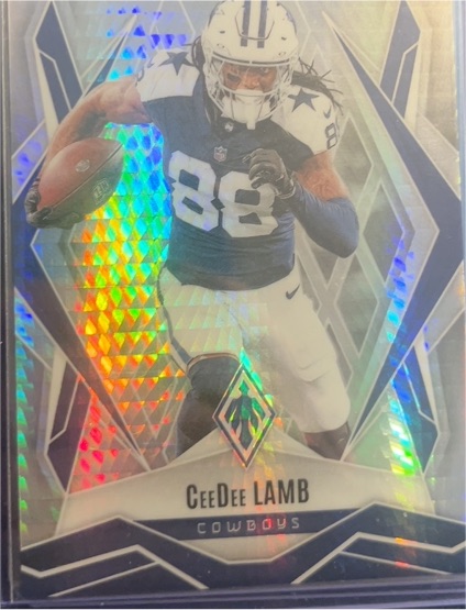 2025 Panini Phoenix #125 CeeDee Lamb Silver Pyramids Dallas Cowboys — front