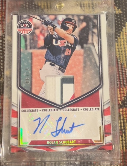 2025 Panini USA Stars & Stripes #NTS-NS Nolan Schubart — front