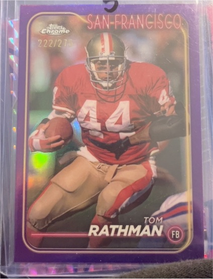 2024 Topps Chrome #181 Tom Rathman — front