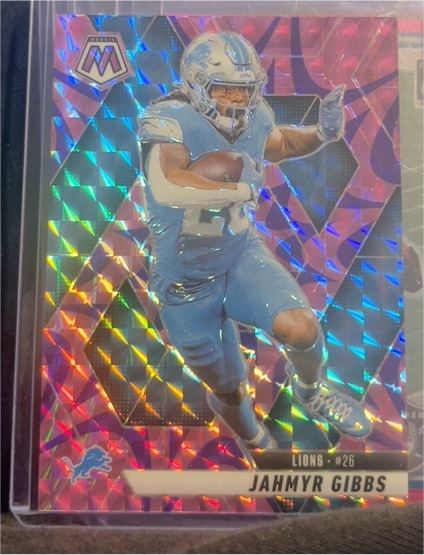 2025 Panini Mosaic #103 Jahmyr Gibbs — front