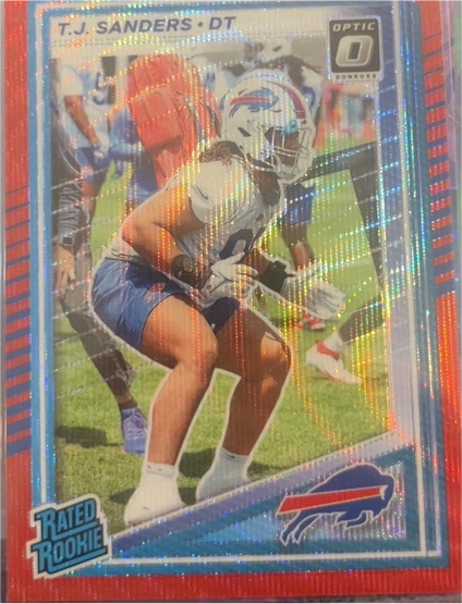 2025 Panini Donruss Optic #351 T.J. Sanders — front