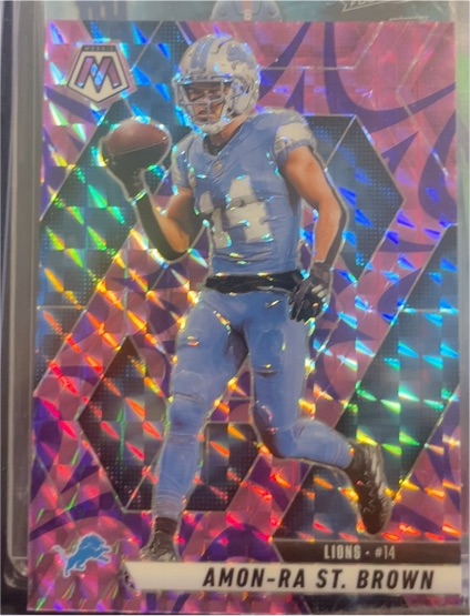 2025 Panini Mosaic #2 Amon-Ra St. Brown — front