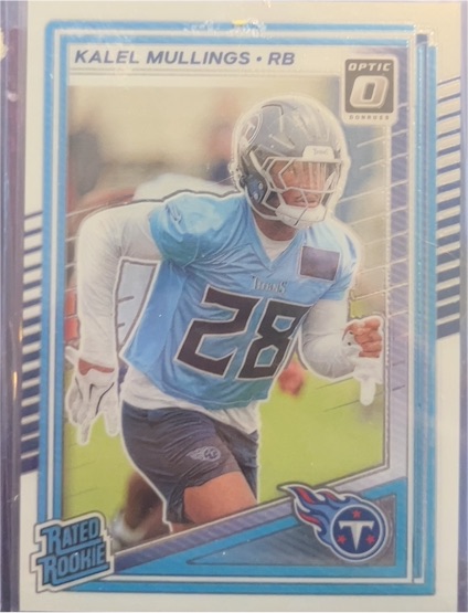 2025 Donruss Optic #262 Kalel Mullings — front