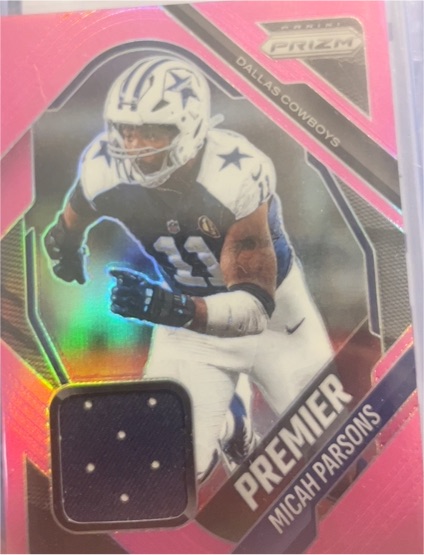 2025 Panini Prizm Premier Jerseys #PJY-MPS Micah Parsons — front