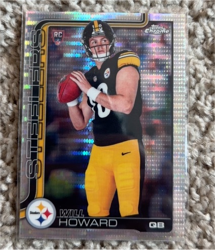 2025 Topps Chrome #321 Will Howard — front